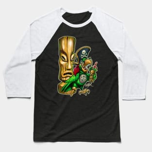 Party Pirate Parrot Baseball T-Shirt